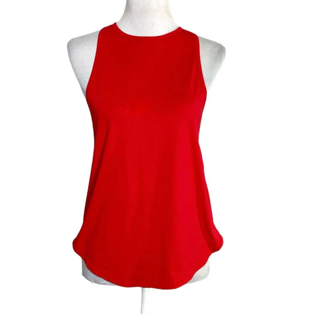 Carbon38 Red Racerback Activewear Tank Size XS